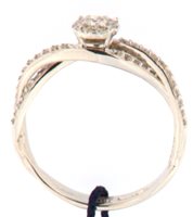 Anello Davite & Delucchi Donna in Oro bianco Diamante 0.49 Ct AA030976 0S - AA030976 0S